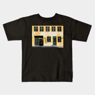 Yellow Building Kids T-Shirt